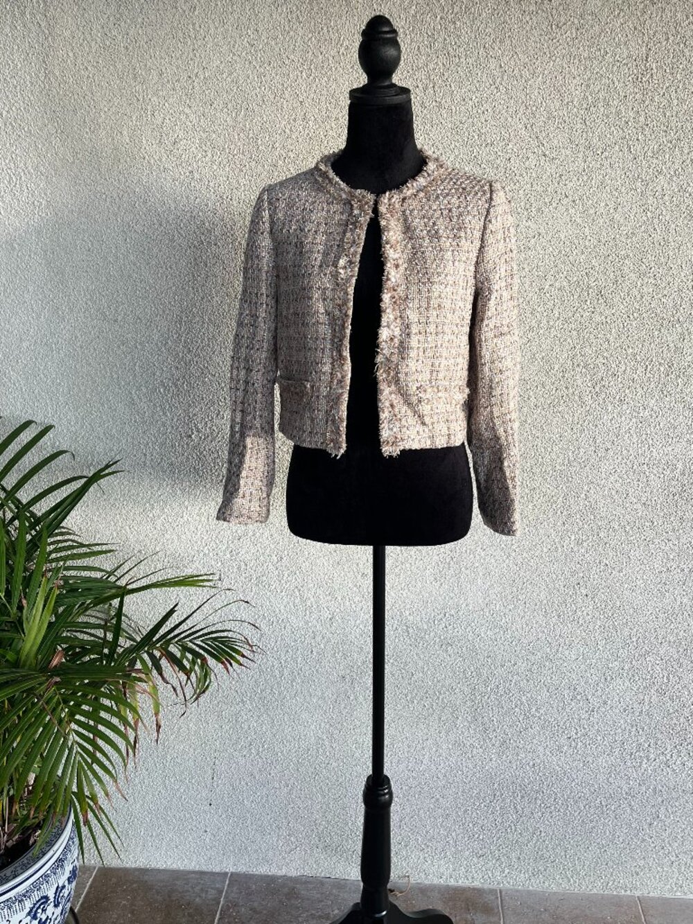 Silver Tweed Blazer
